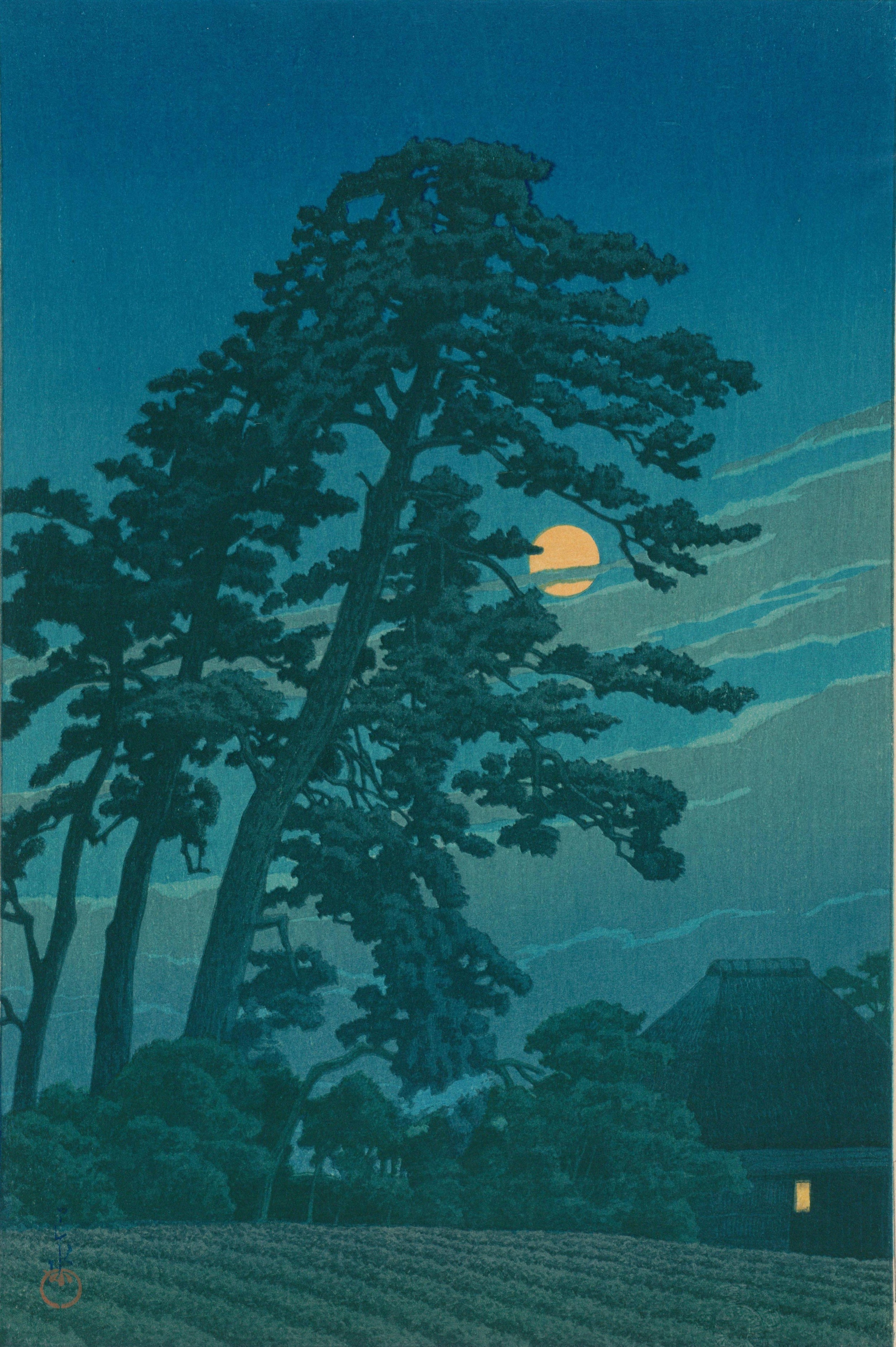 馬込の月