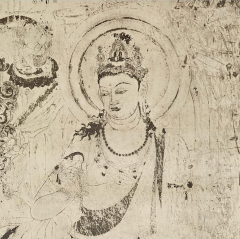 法隆寺金堂壁画6号壁 観音菩薩