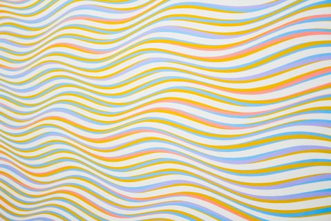 様々な色の縞模様のイラスト