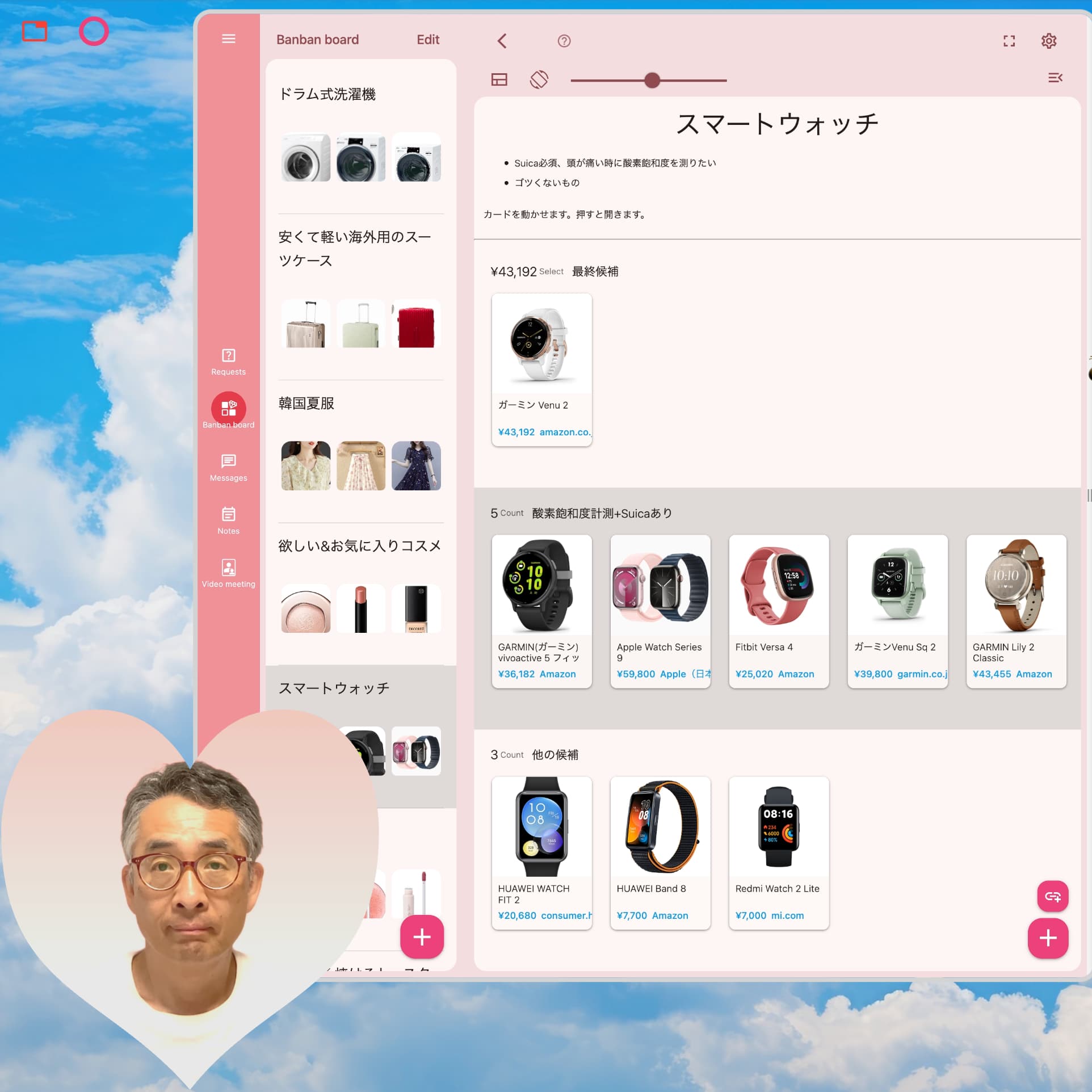 Video meeting screenshot
