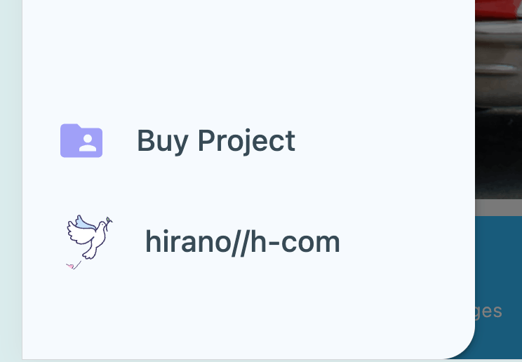 Project button