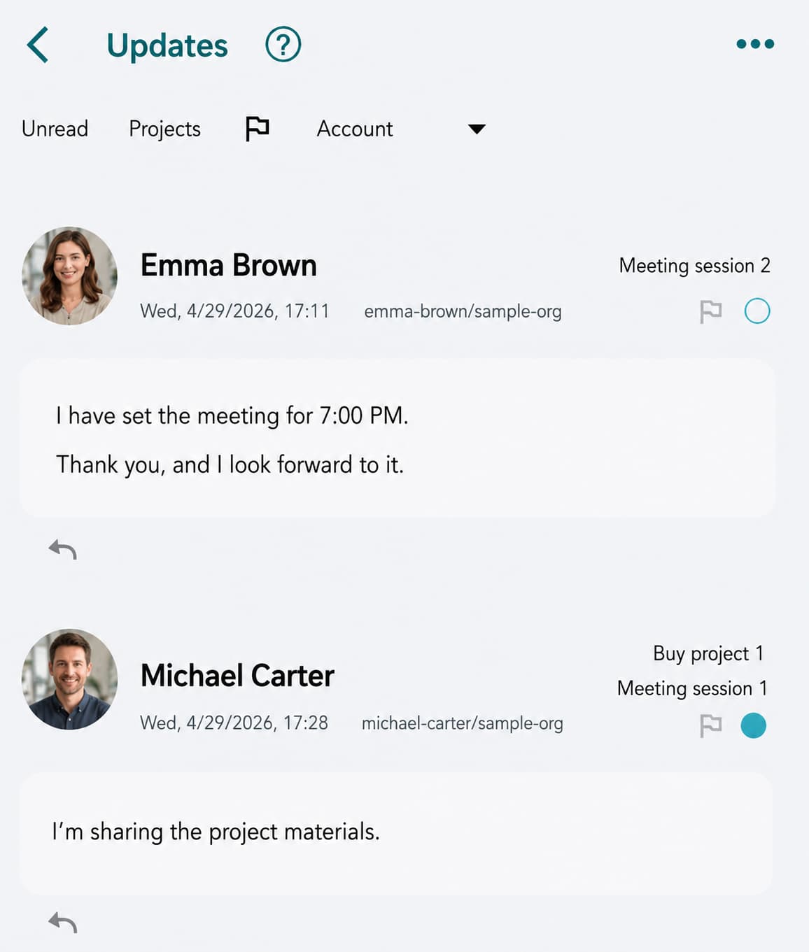 Updates