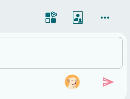 ビデオ・ミーティングのボタン