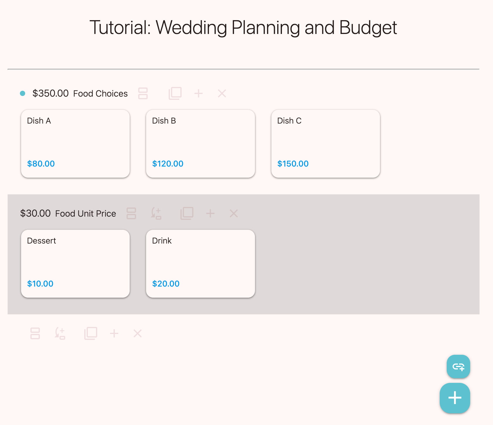 Wedding Tasks Diagram