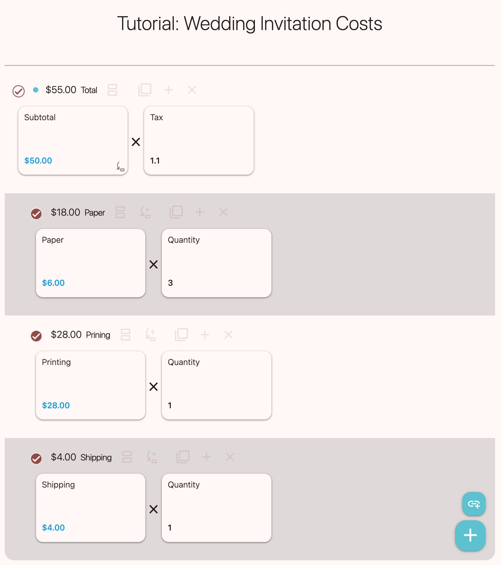 Selecting multiple reference targets