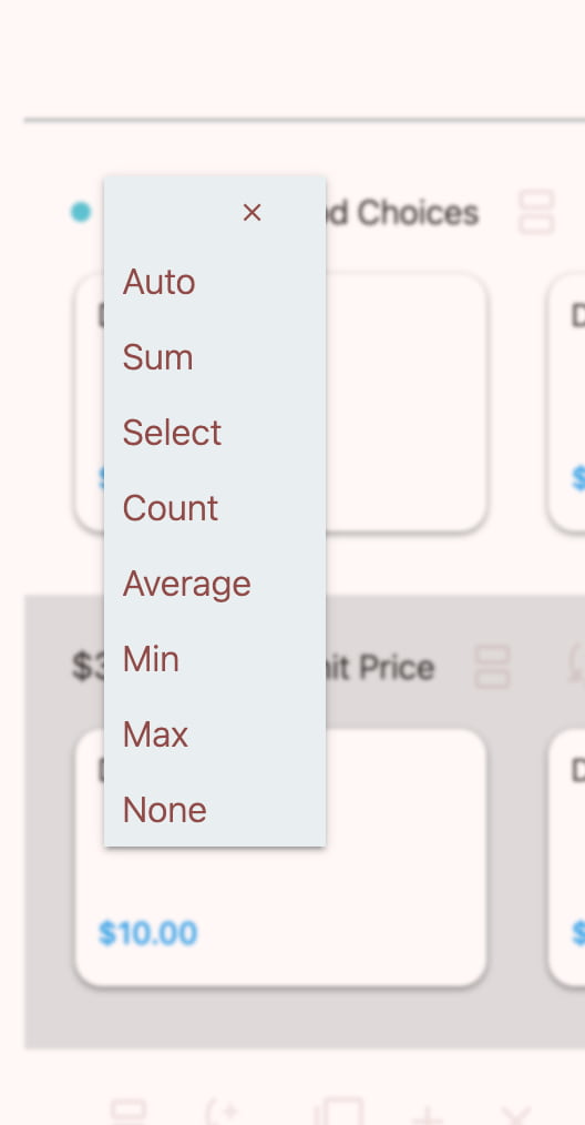 Row Operation Selection Diagram